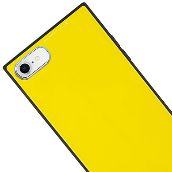 Square Hard Box Yellow Case Iphone 7/8 SE 2020