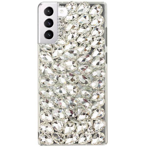 Handmade Silver Bling Case Samsung S21