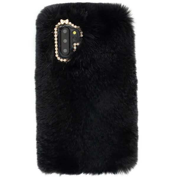 Fur Case Black Note 10