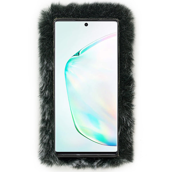 Fur Grey Case Samsung Note 10 Plus