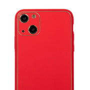 Leather Style Red Gold Case IPhone 14 Plus
