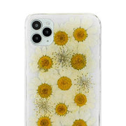 Real Flowers White Case Iphone 12/12 Pro