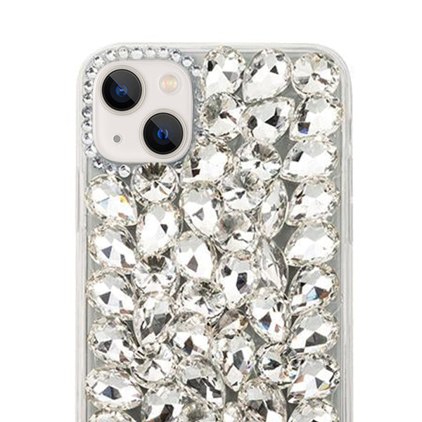 Handmade Bling Silver Case IPhone 13 Mini