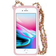 Crossbody Silicone Pouch Pink Iphone 7/8 SE 2020