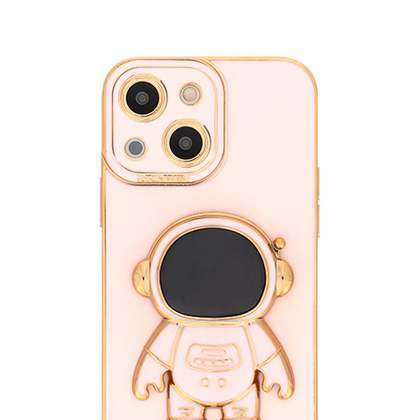 Astronaut 3D Pop Case Light Pink Iphone 14