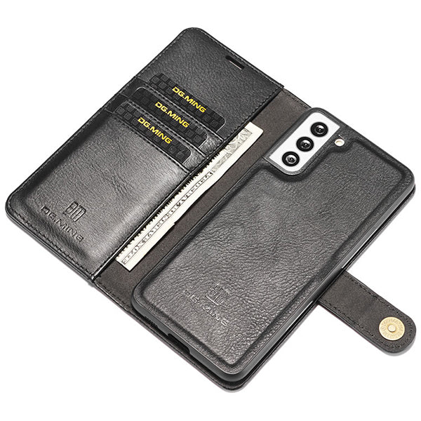 Detachable Ming Black Wallet Samsung S21 Plus