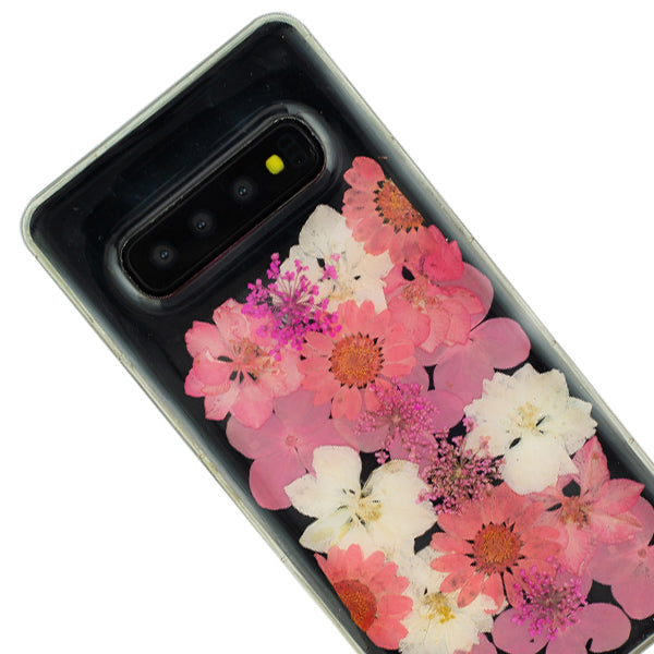 Real Flowers Pink Rainbow Samsung S10
