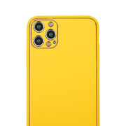 Leather Style Yellow Gold Case IPhone 14 Pro Max
