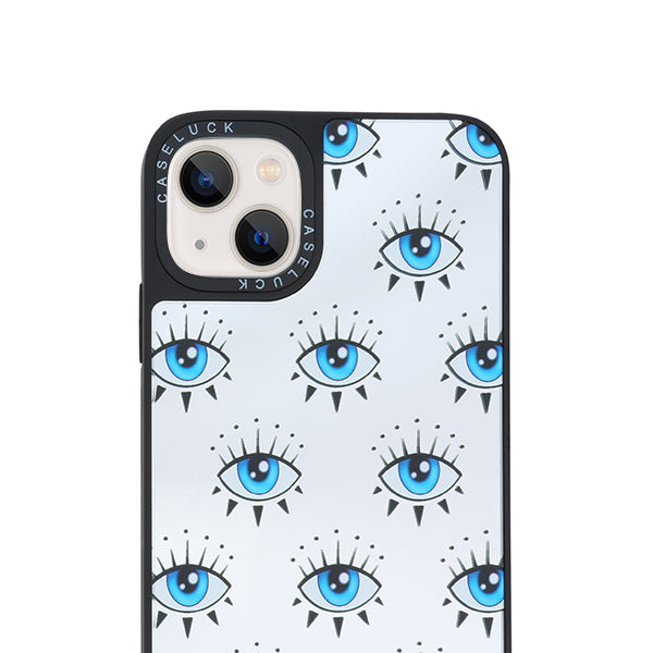 Evil Eyes Mirror Case Iphone 14