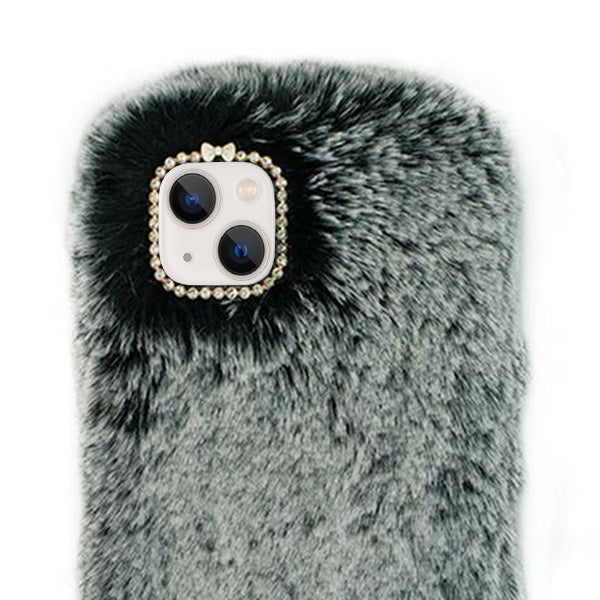 Fur Dark Grey Case Iphone 14