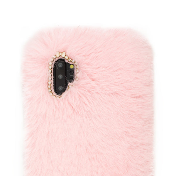 Fur Case Light Pink Samsung Note 10 Plus