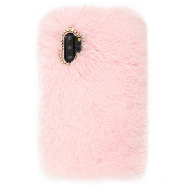 Fur Case Light Pink Samsung Note 10 Plus