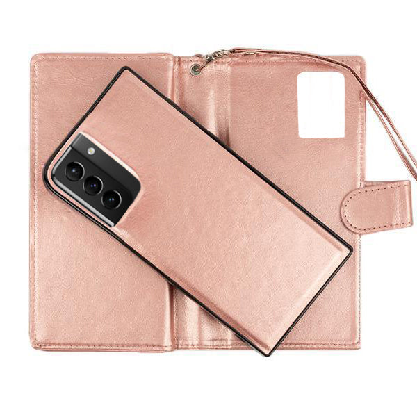 Detachable Wallet Rose Gold Samsung S22