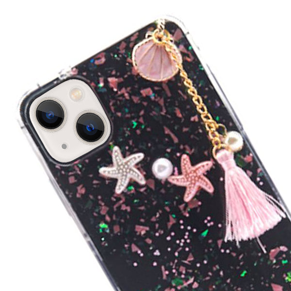 Seashells Stars Clear Case IPhone 14