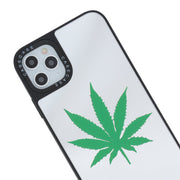 Weed Leaf Mirror Case Iphone 12 Pro Max