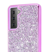 Hybrid Bling Case Purple Samsung S21