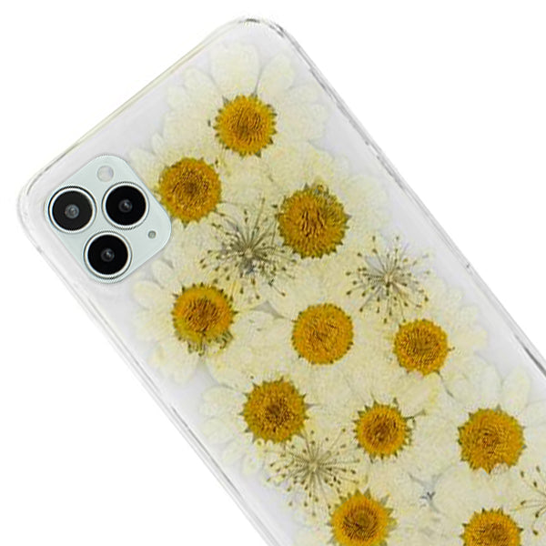 Real Flowers White Case Iphone 13 Pro
