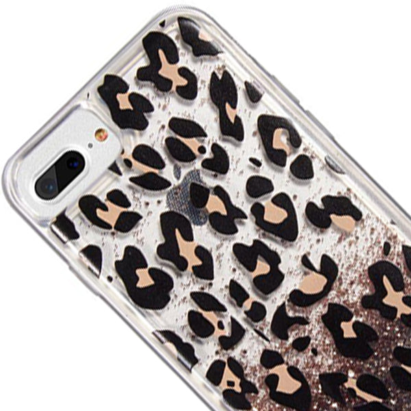 Leopard Liquid Case Iphone 6/7/8 Plus