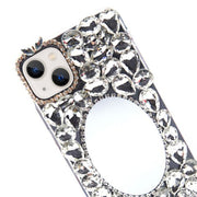 Handmade Bling Mirror Silver Case IPhone 14 Plus