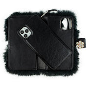 Fur Black Detachable Wallet Iphone 11 Pro