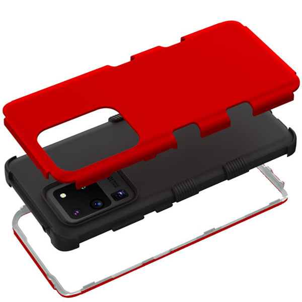 Red Military Grade Hybrid Case Samsung S20 Ultra