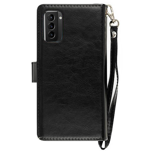 Detachable Black Wallet Samsung S21 Plus