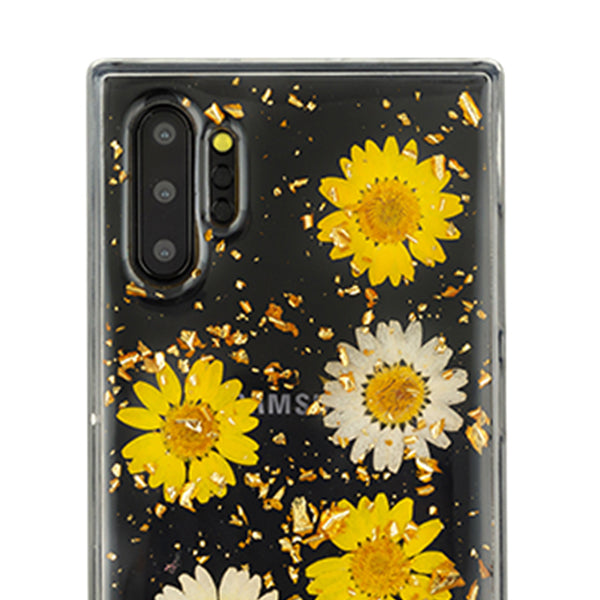 Real Sun Flowers Flake Yellow Samsung Note 10 Plus