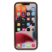 Bling Border Heart Tpu Skin Hot Pink Case Iphone 14 Pro Max