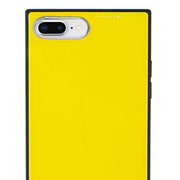 Square Hard Box Yellow Case Iphone 7/8 Plus