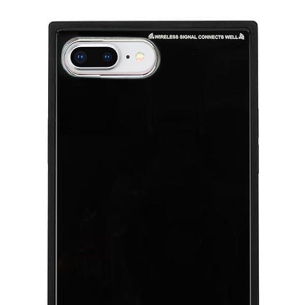 Square Hard Box Black Case Iphone 7/8 Plus
