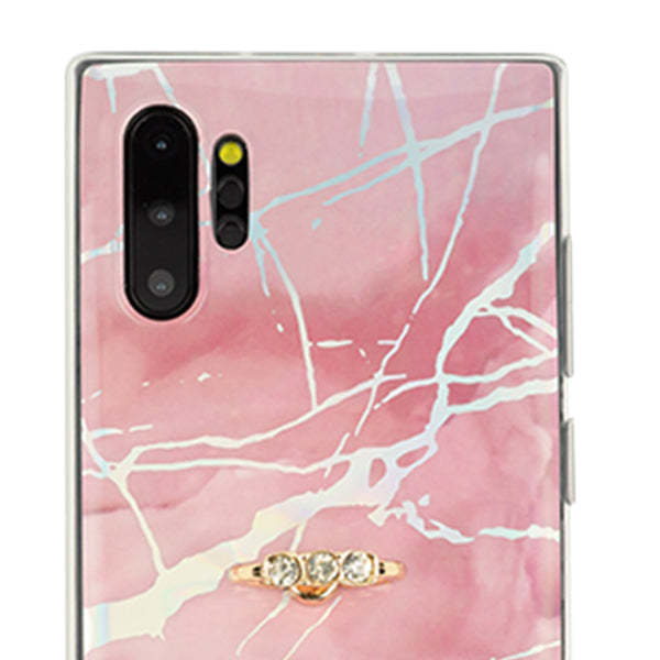 Marble Pink Ring Case Note 10