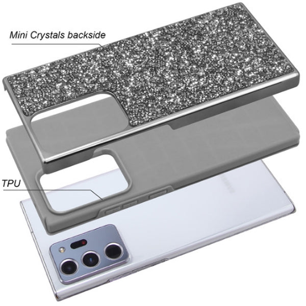 Hybrid Bling Grey Case Samsung Note 20 Ultra