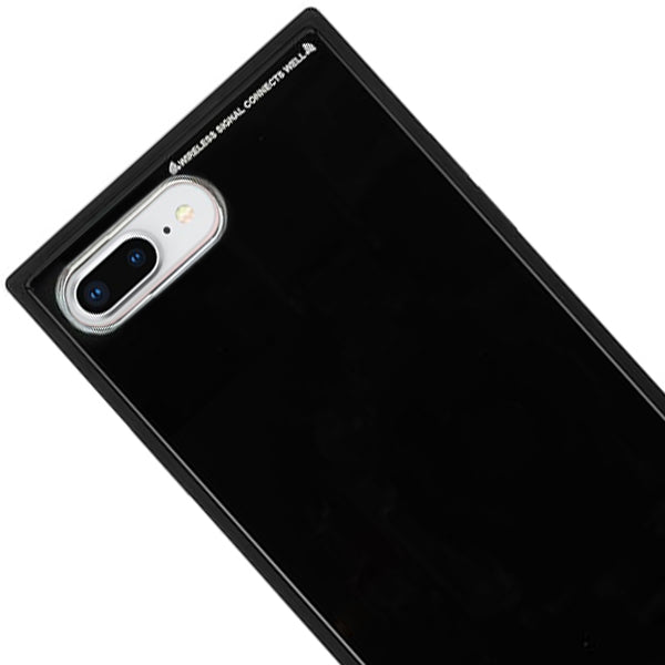 Square Hard Box Black Case Iphone 7/8 Plus