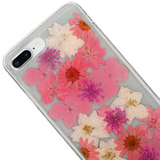 Real Flowers Pink Case Iphone 7/8 Plus
