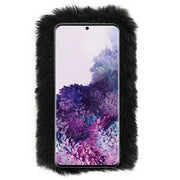Fur Case Black Samsung S20