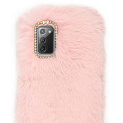Fur Light Pink Case Samsung Note 20