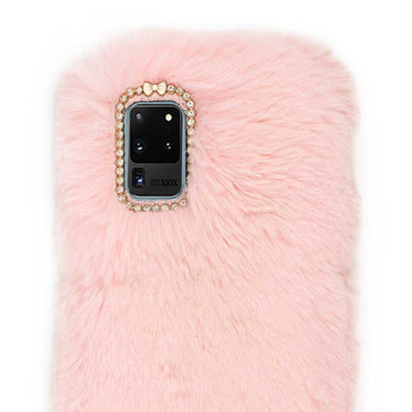 Fur Case Light Pink Samsung S20 Ultra