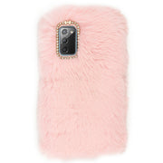 Fur Light Pink Case Samsung Note 20