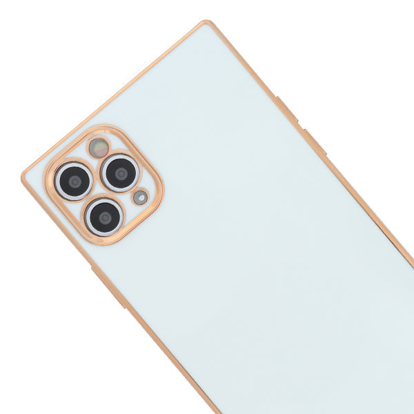 Free Air Box Square Skin White Case Iphone 12 Pro Max