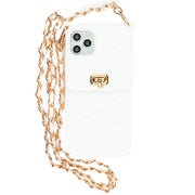 CrossBody Silicone Pouch White Iphone 11 Pro