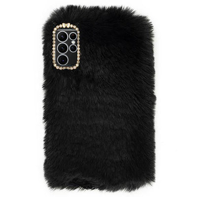 Fur Black Case Samsung S22 Ultra