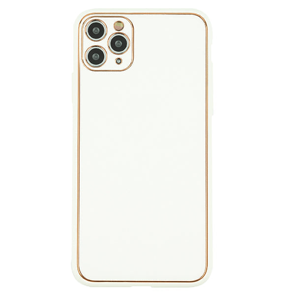 Leather Style White Gold Case Iphone 12 Pro Max