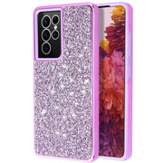 Hybrid Bling Case Purple Samsung S22 Ultra