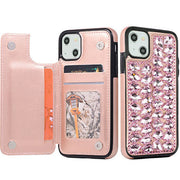Bling Card Case Pink Iphone 14 Plus