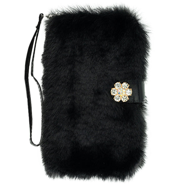 Fur Black Detachable Wallet Iphone 12 Mini