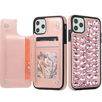 Bling Card Case Pink Iphone 13 Pro Max