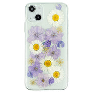 Real Flowers Purple Case IPhone 13