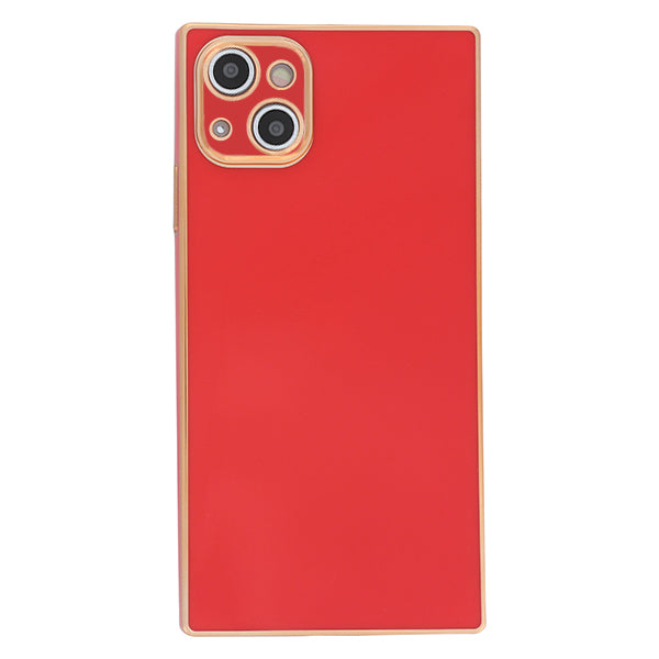 Free Air Box Square Skin Red Case Iphone 13