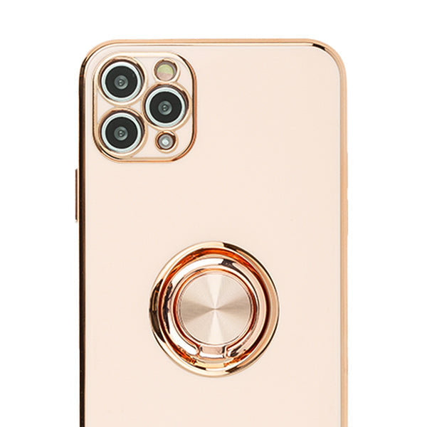 Free Air Ring Light Pink Chrome Case Iphone 13 Pro Max
