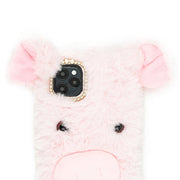Pink Pig Fur Case Iphone 11 Pro Max